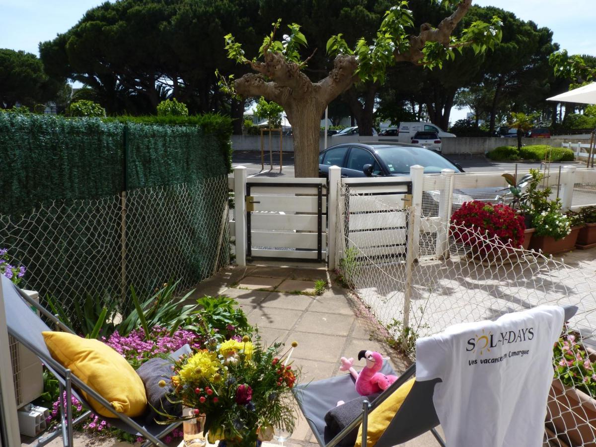Sol-Y-Days Mathilde, Agreable Appartement En Rez-De-Jardin Avec Parking Et Un Acces Direct A La Plage Le Grau-du-Roi Eksteriør billede